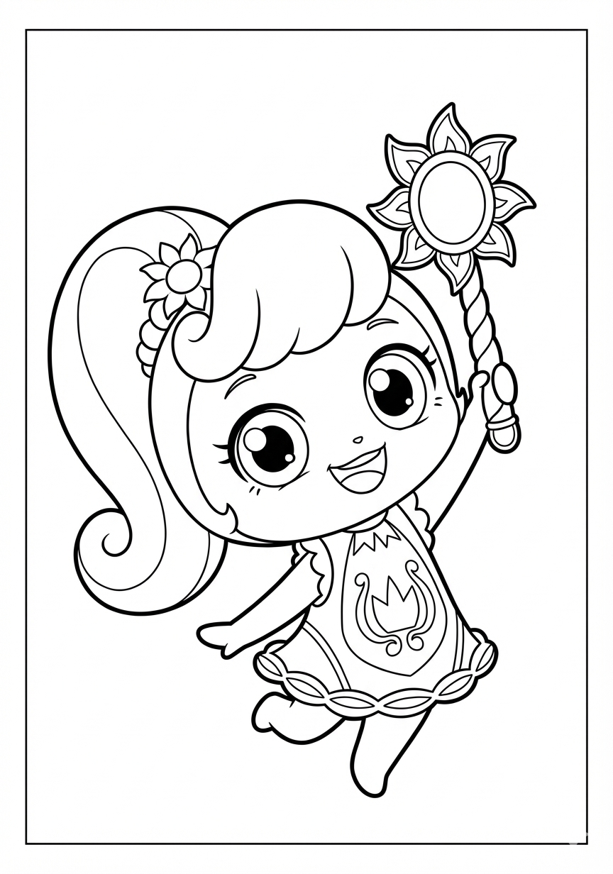 나나핑 색칠하기 도안