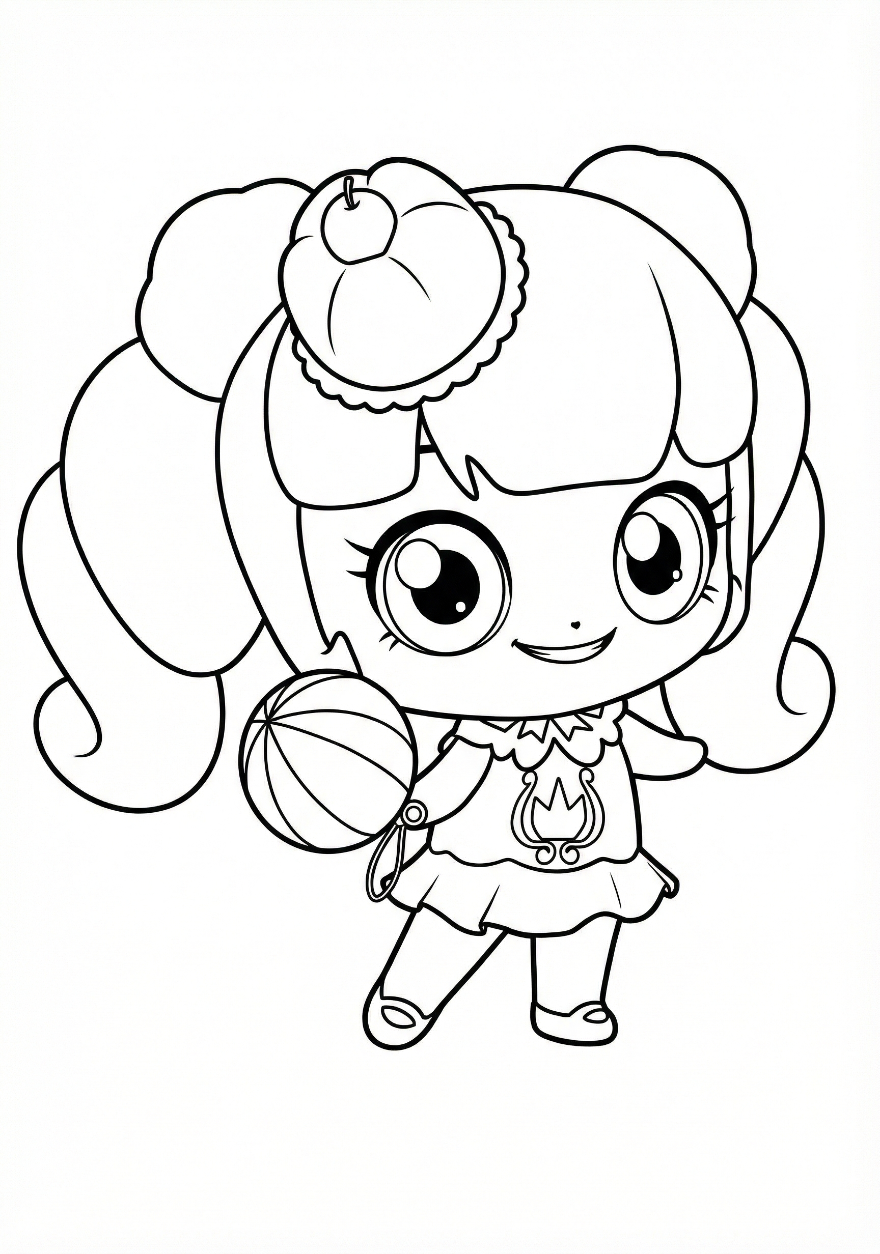 말랑핑 색칠하기 도안