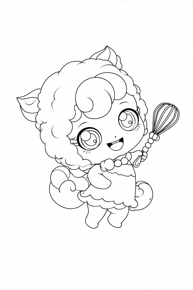 머랭핑 색칠하기 도안