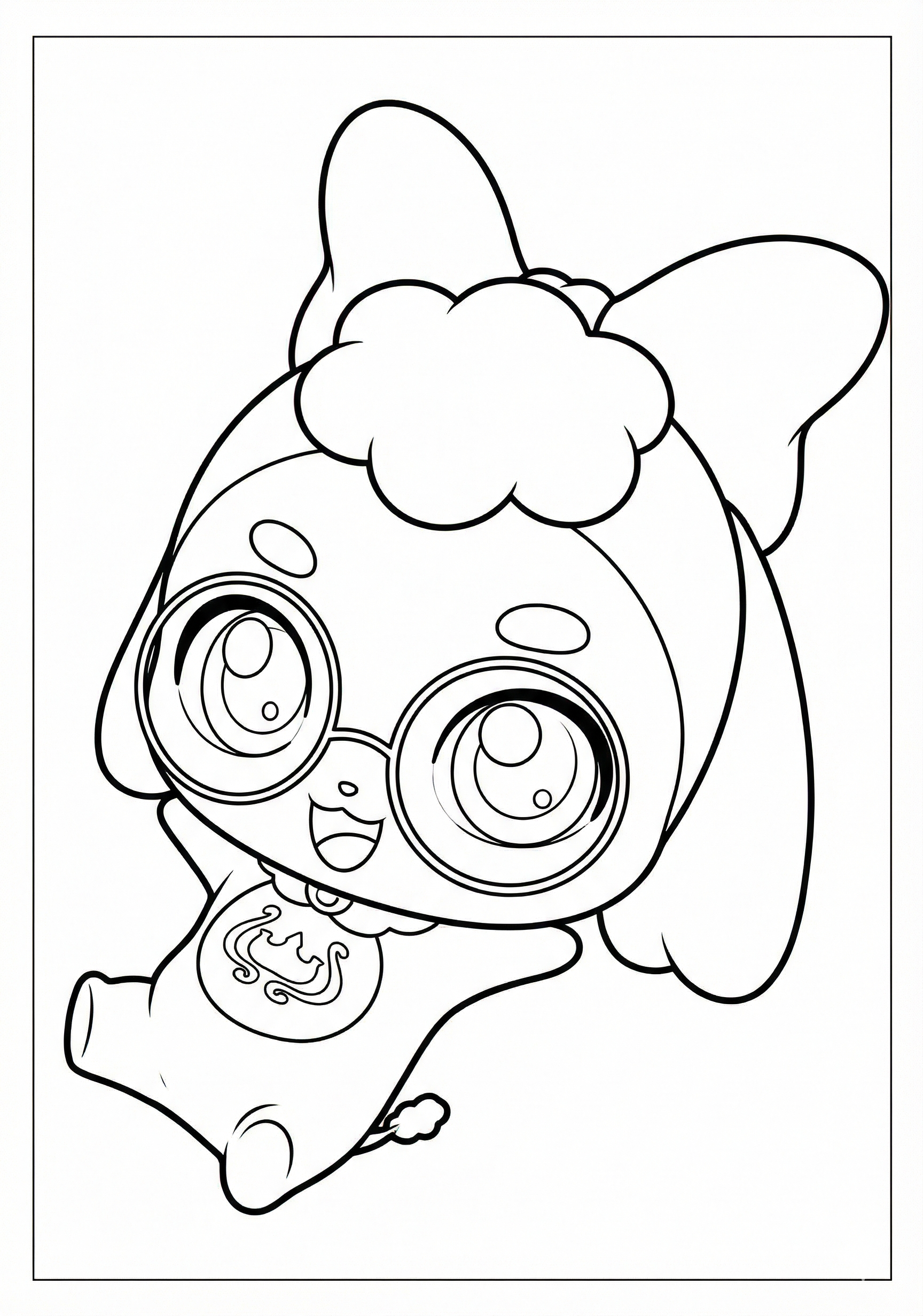 바로핑 색칠하기 도안