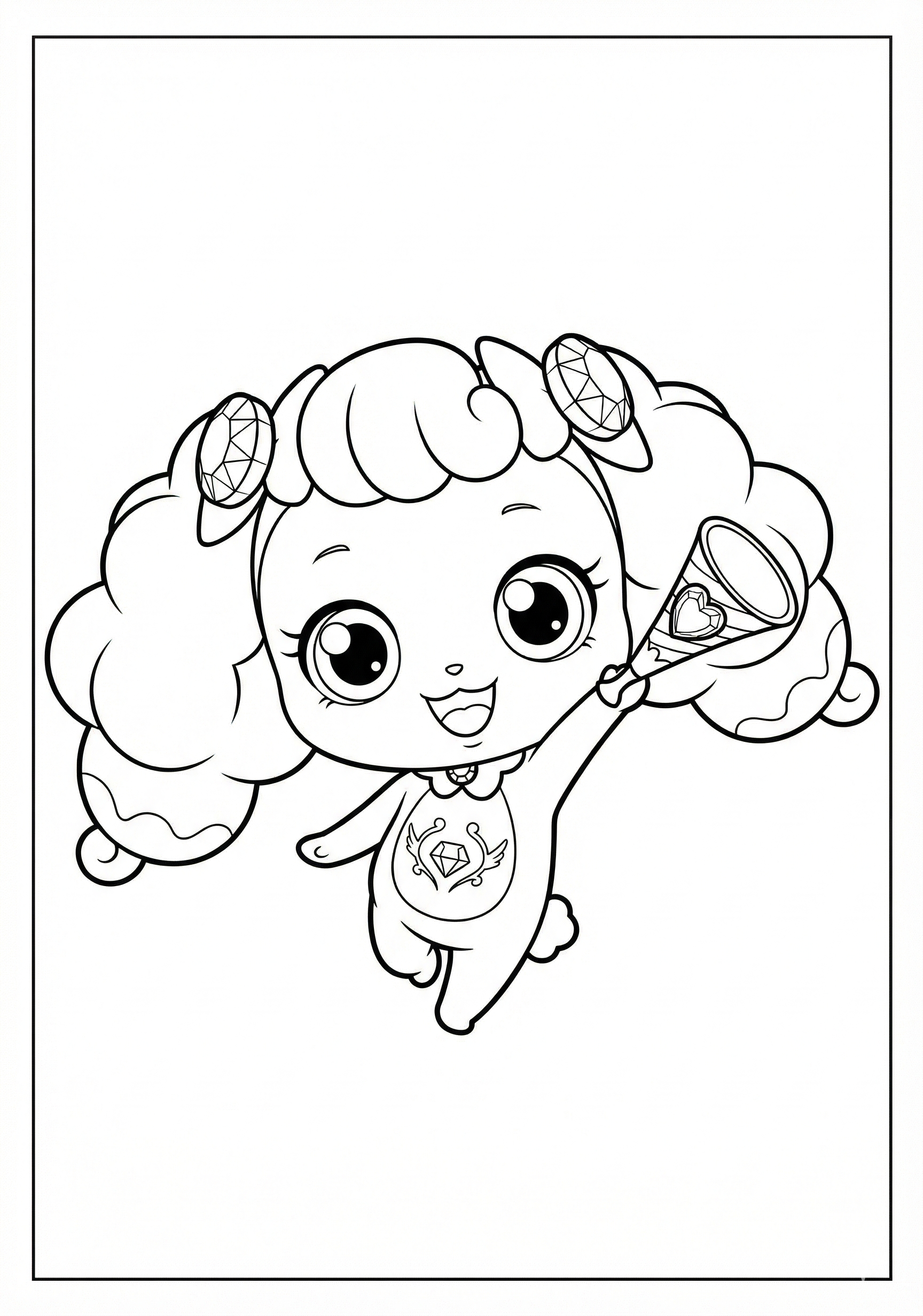 방글핑 색칠하기 도안