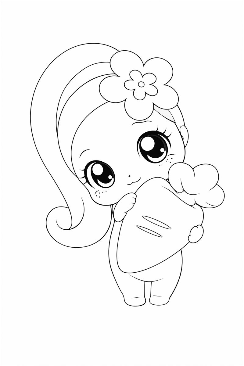 부끄핑 색칠하기 도안