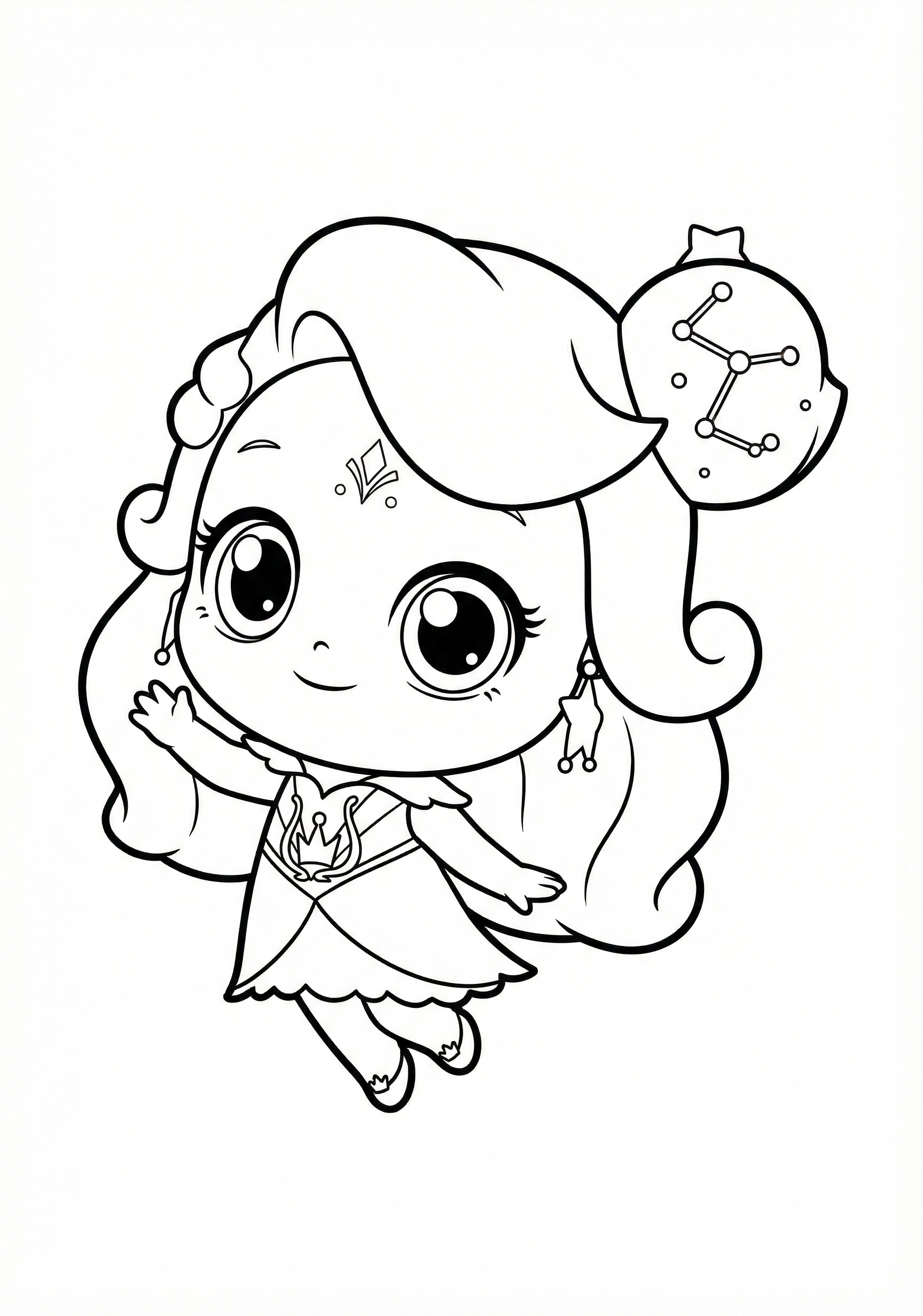 빛나핑 색칠하기 도안