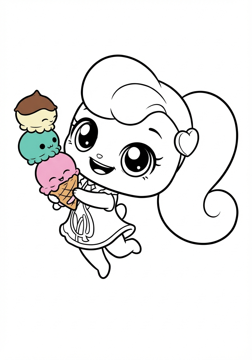 샤샤핑 색칠하기 도안