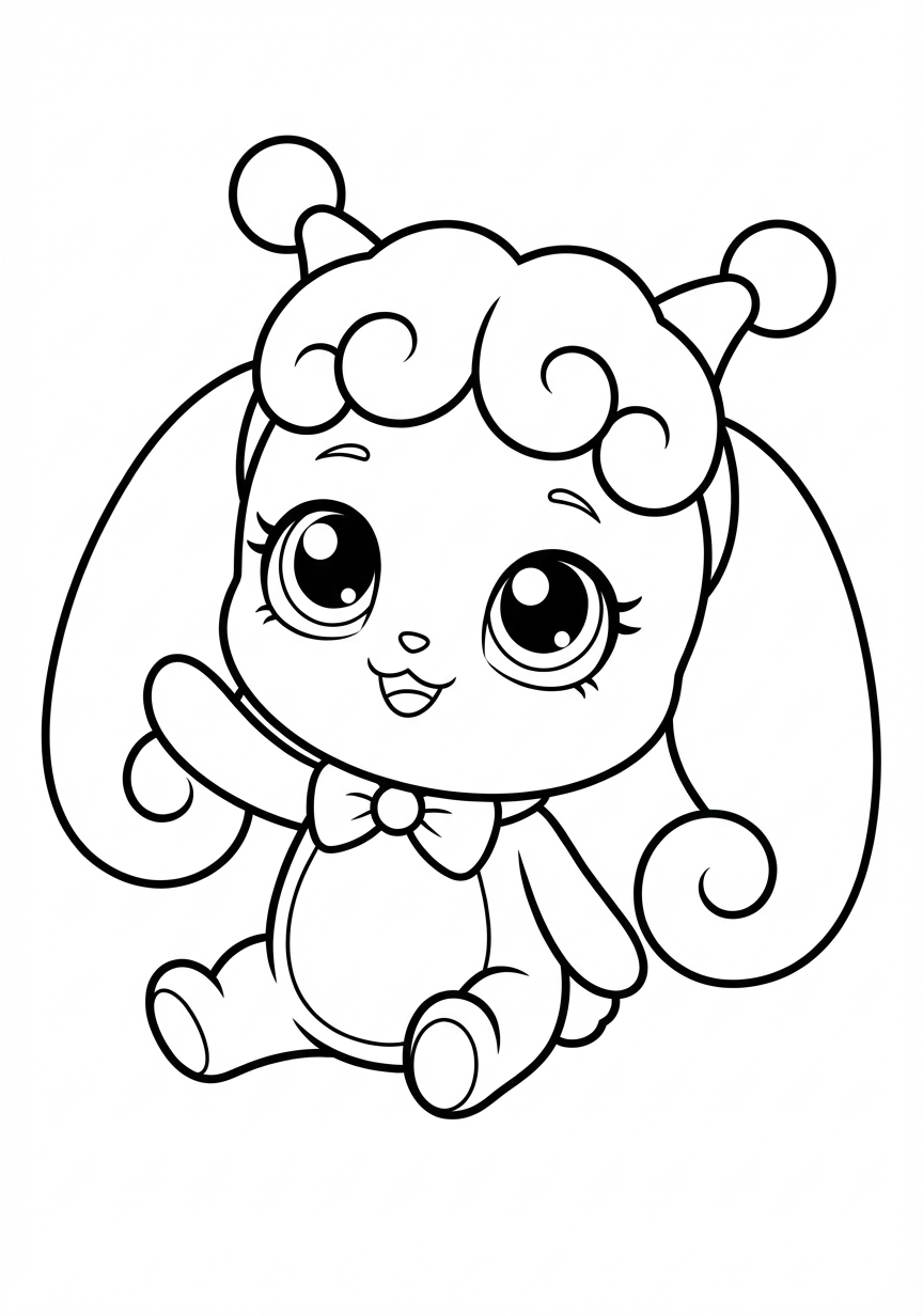 소원핑 색칠하기 도안