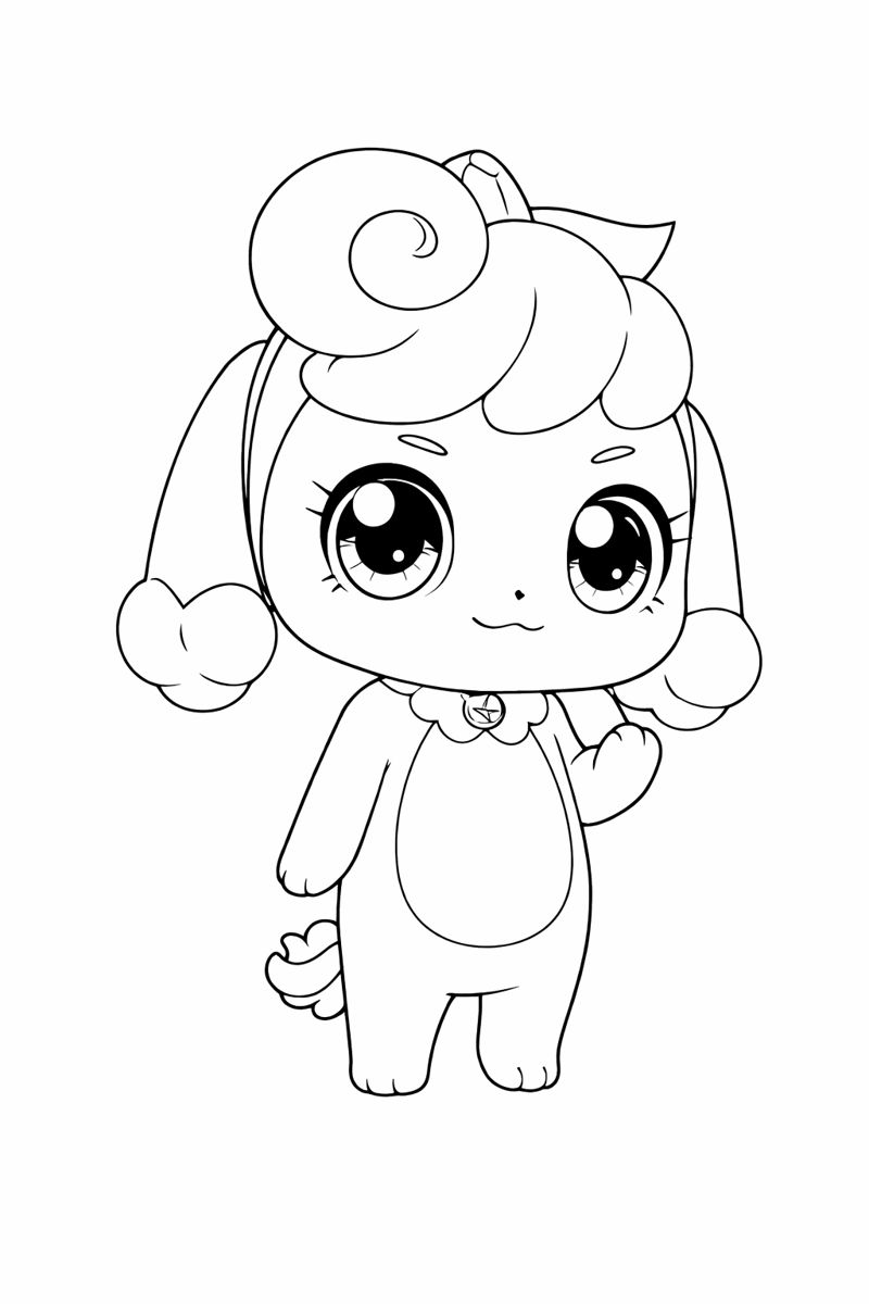 싹싹핑 색칠하기 도안