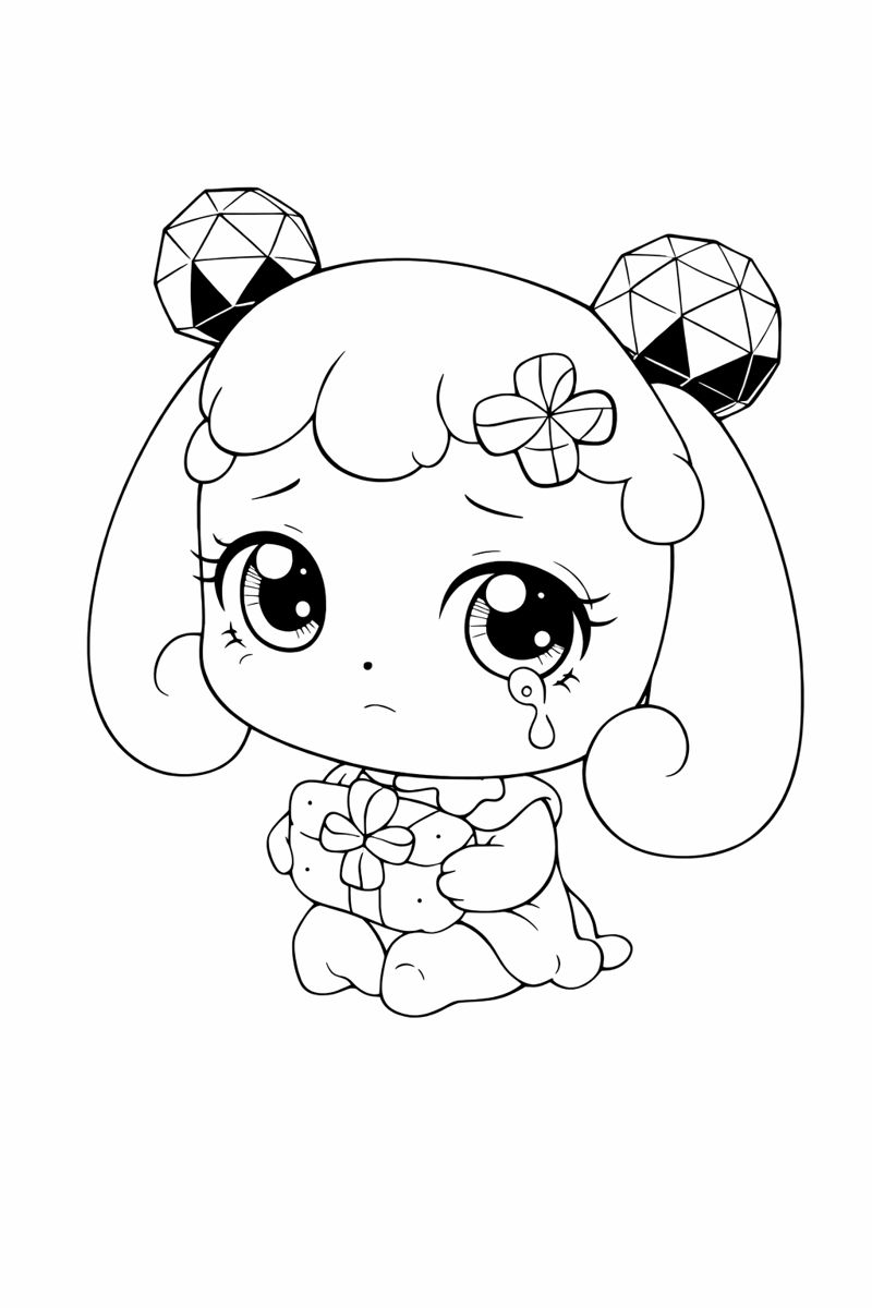 아야핑 색칠하기 도안