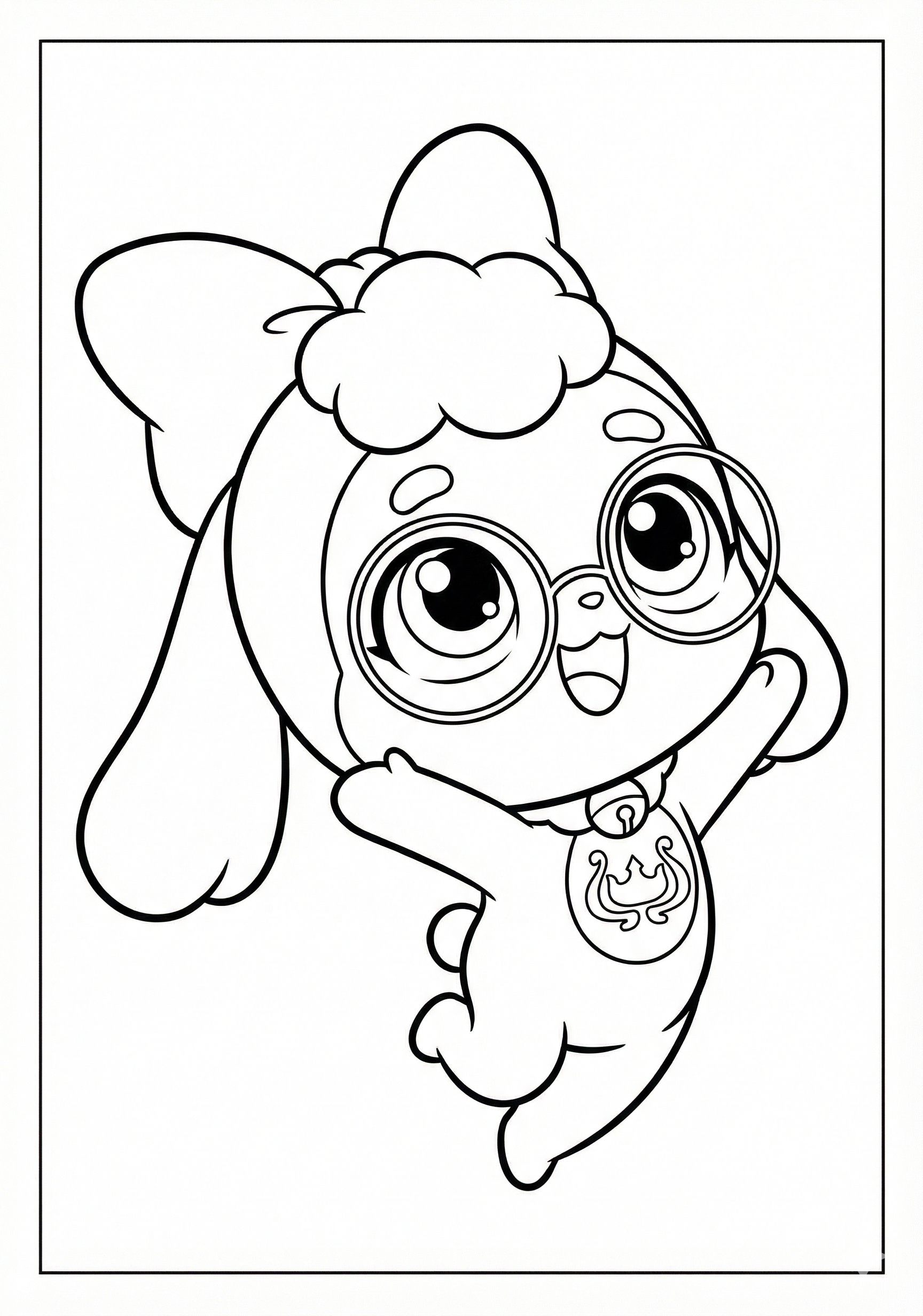 아잉핑 색칠하기 도안