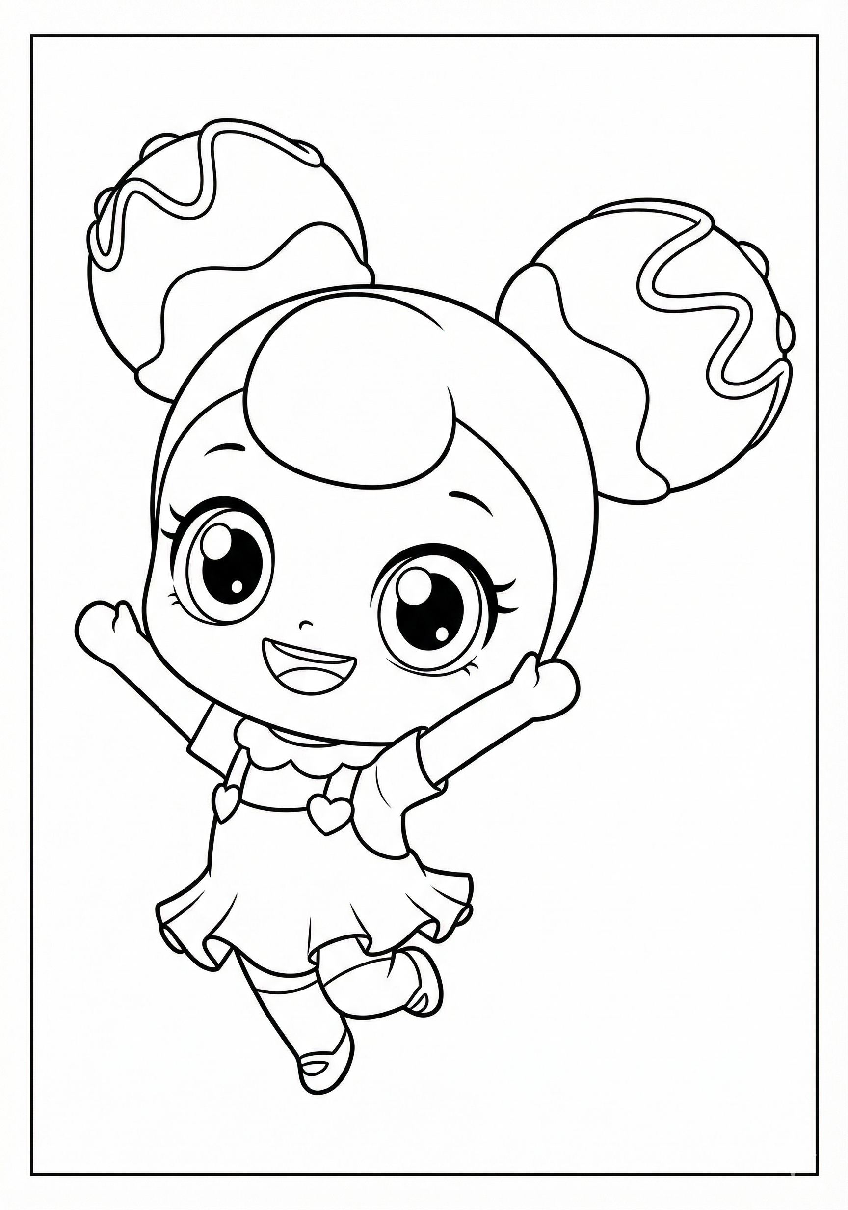 쪼꼬핑 색칠하기 도안