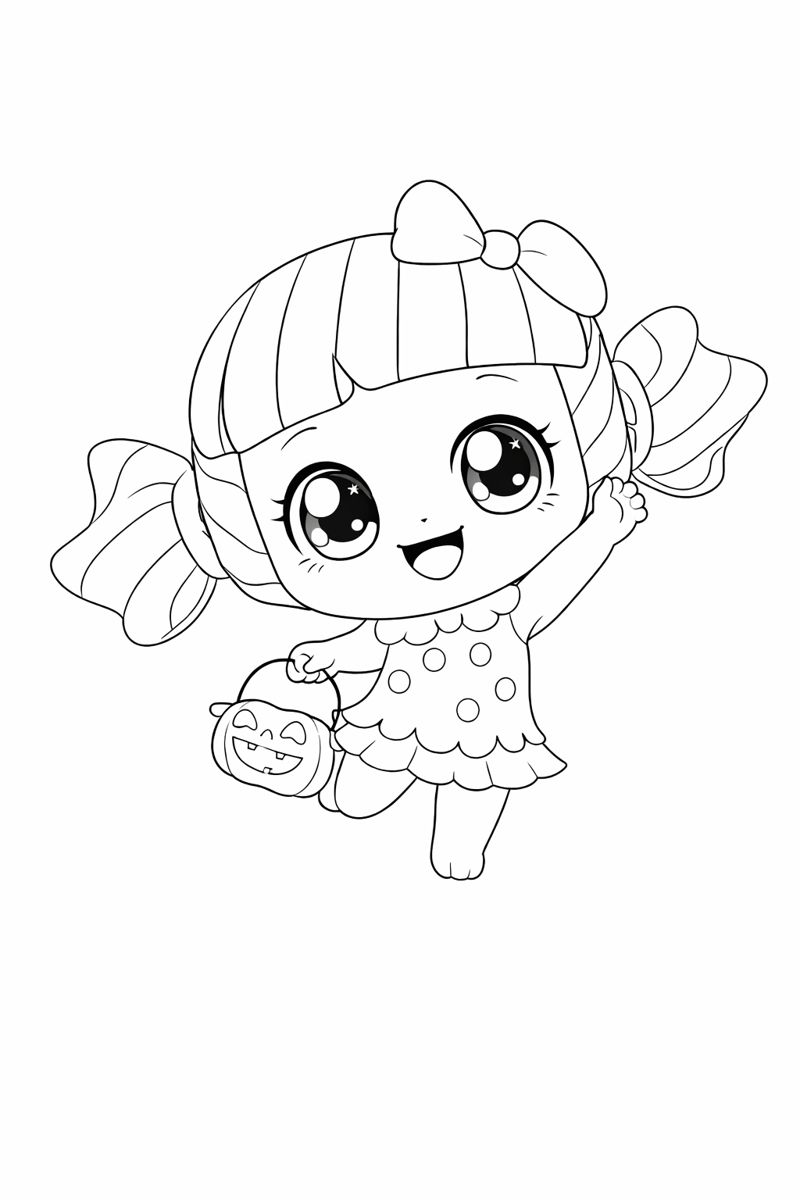 캔디핑 색칠하기 도안