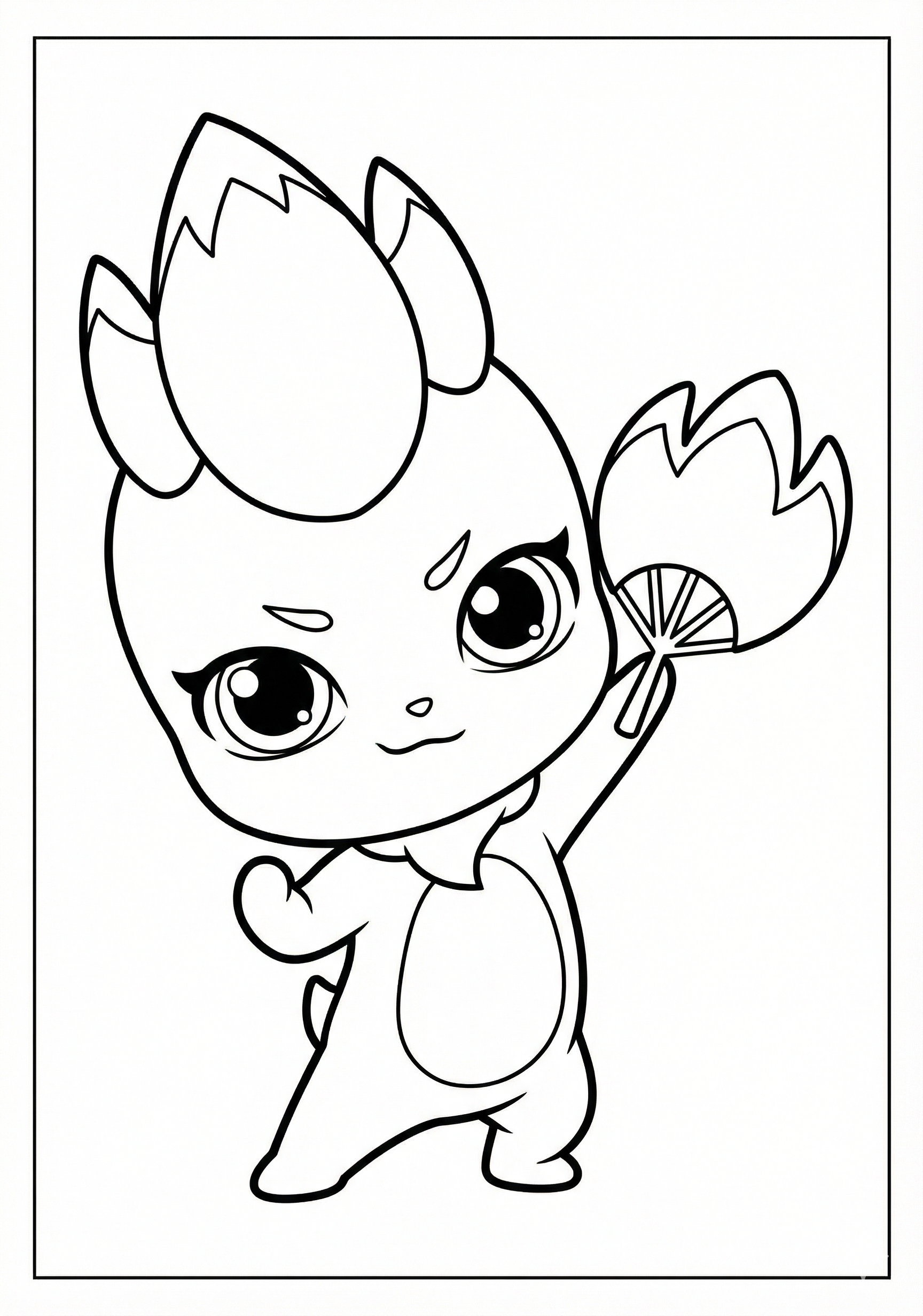 화나핑 색칠하기 도안