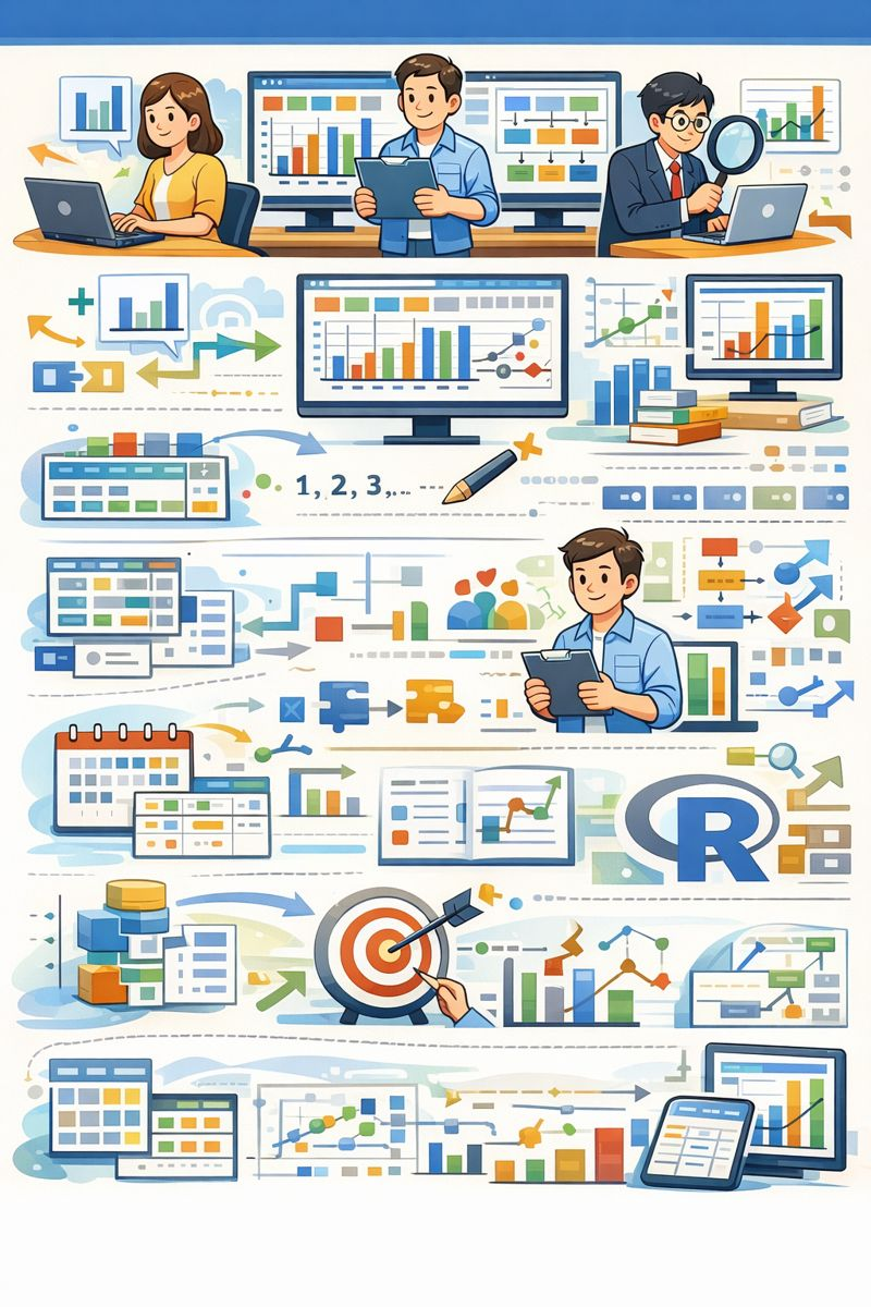 R 데이터 고급 조작 개요 이미지